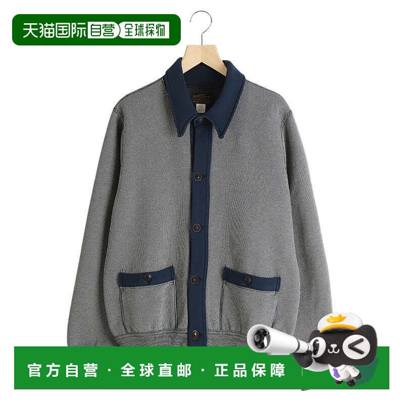 1h可退 日本直邮Double RL 男士经典提花针织卡其外套 MNRRKNI168