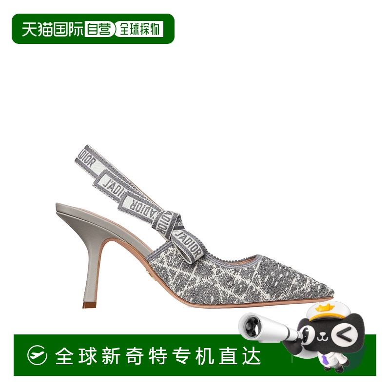 1h可退 香港直邮DIOR 女士凉鞋 KCV373CXCS55G AW2025 灰色 尖头