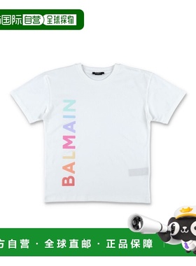 1h可退 香港直邮BALMAIN 男童T恤 BS8P01Z0057100 AW2023 白色