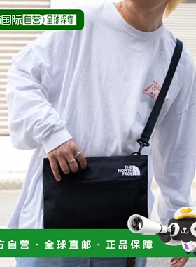 日本直邮THE NORTH FACE 简约斜挎包 [nn2pr92a] 黑色北面背包