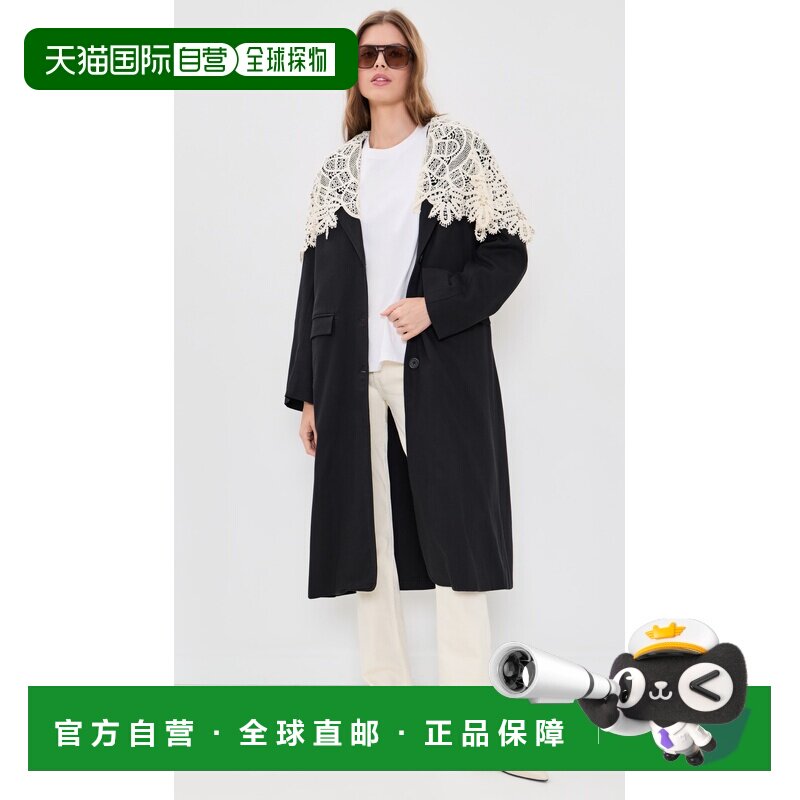1h可退 美国直邮SEA 海洋 女士 Alina 蕾丝宽松款长款大衣