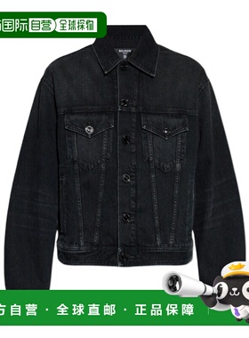 香港直邮Balmain 长袖牛仔夹克 GH1TC330DG13