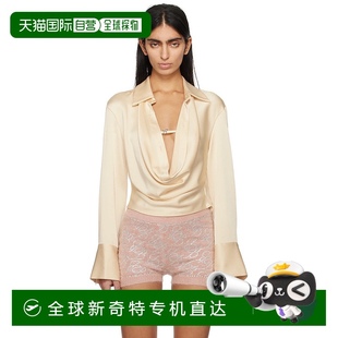 驼色垂领上装 香港直邮潮奢 女士 Blumarine P422C243A 蓝色情人