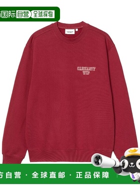 香港直邮CARHARTT WIP 男士针织衫  AW2025 I035190H8XX红色卫衣
