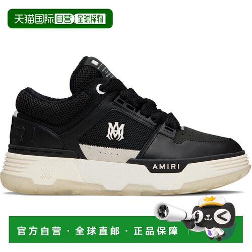 1h可退 香港直邮AMIRI 男士 黑色 MA-1 运动鞋 AMFOSR1097
