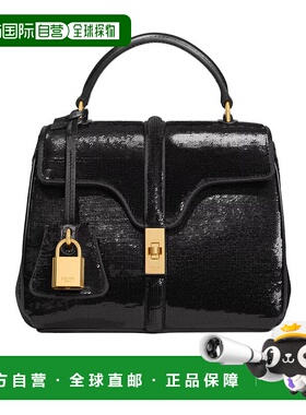 香港直邮CELINE 女士手提包 123102GTN38NO AW2025 黑色 Bag 16 M