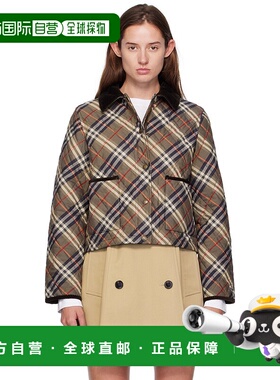 1h可退 香港直邮潮奢 Burberry 巴宝莉 女士 棕色 & 灰色 Oldham