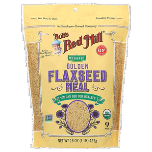 香港直发Bob'S Red Mill鲍勃红磨坊黄金亚麻籽粉营养丰富454g