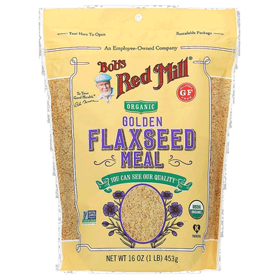 香港直发Bob'S Red Mill鲍勃红磨坊黄金亚麻籽粉营养丰富454g