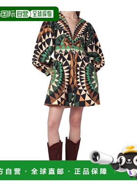 香港直邮Farm Rio 长袖连衣裙 351132