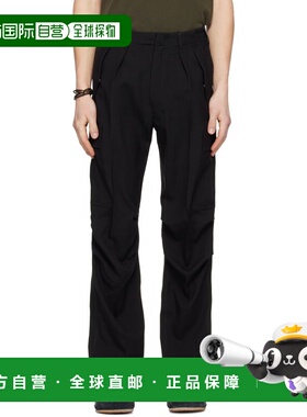 1h可退 香港直邮潮奢 Tom Ford 汤姆 福特 男士 黑色工装裤 SCC00