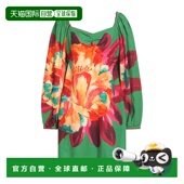 香港直邮潮奢 green绿色 FARM 女士 1h可退 连衣裙 RIO 夏装 舒适