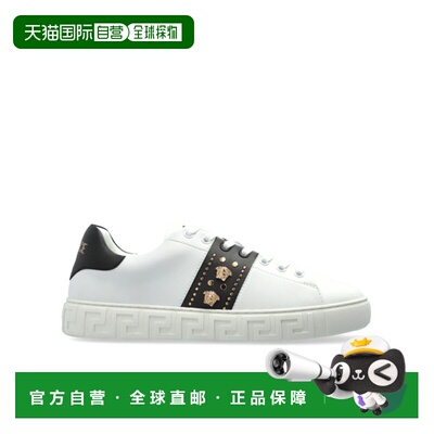 香港直邮Versace 圆头低帮休闲鞋 10135681A13065厚底男鞋