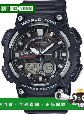 自营Casio Men’s Analog-Digital Sport Watch with Black Dial
