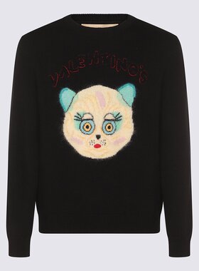 VALENTINO 男士针织衫 7V3KC35IB2V0NO AW2025 黑色