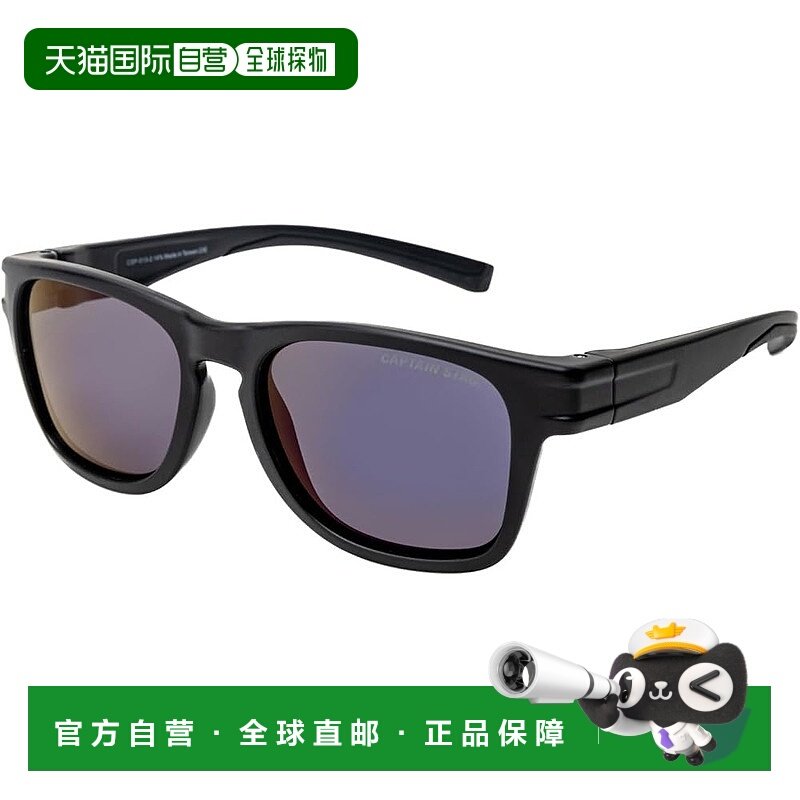 【日本直邮】鹿牌 CSP-013-2 男士偏光太阳镜PC 塑料烟蓝色镜面