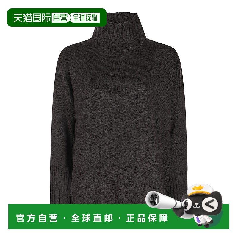 1h可退 香港直邮潮奢 Tom Ford 汤姆 福特 女士 深褐色羊毛针织衫