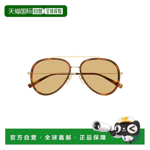 香港直邮GUCCI 男士太阳镜 GG1981S002 AW2025 棕色古驰
