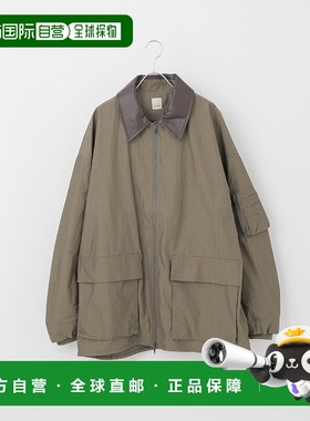 1h可退 日本直邮Deux Allures 男女同款 仿皮领短款教练夹克 休闲