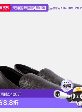 香港直邮The Row 女士 Vasko 皮质乐福鞋 brown棕色 舒适时尚