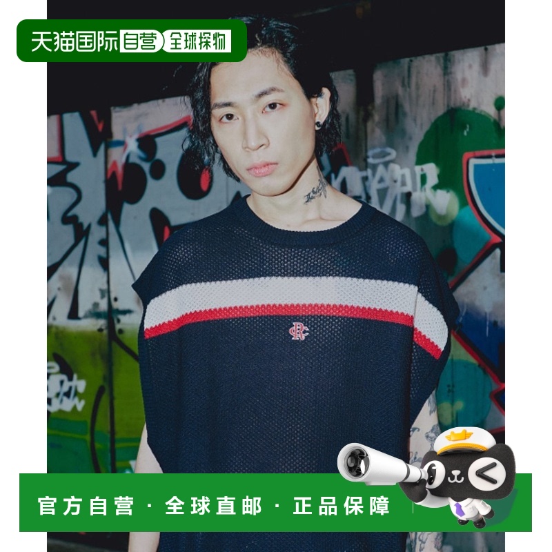 韩国直邮ROMANTIC CROWN 公用棉马甲DOUBLE LINE WAFFLE KNIT VES