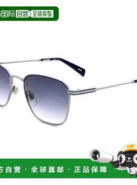 自营 levi's李维斯中性款52毫米灰色太阳镜-哑光蓝灰色 美国奥莱