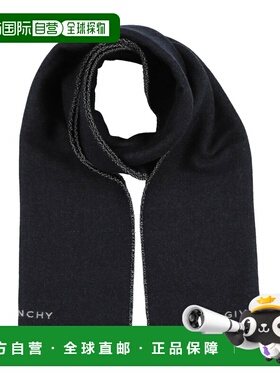 香港直邮Givenchy 纪梵希 男士 Foulards 围巾 blue蓝色 舒适时尚