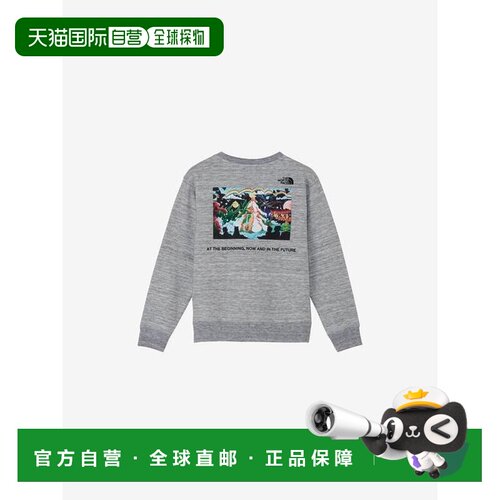 日本直邮THE NORTH FACE 60th 图案Logo圆领衫（童装） 北面
