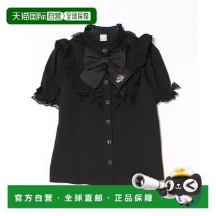 1h可退 日本直邮Secret Honey 女士立领双层荷叶边衬衫 5SS1020