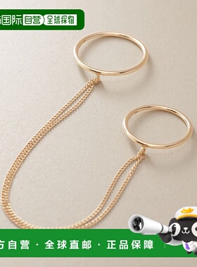 日潮跑腿COCOSHNIK K10 Kihei 链式双环戒指 405-66340新款