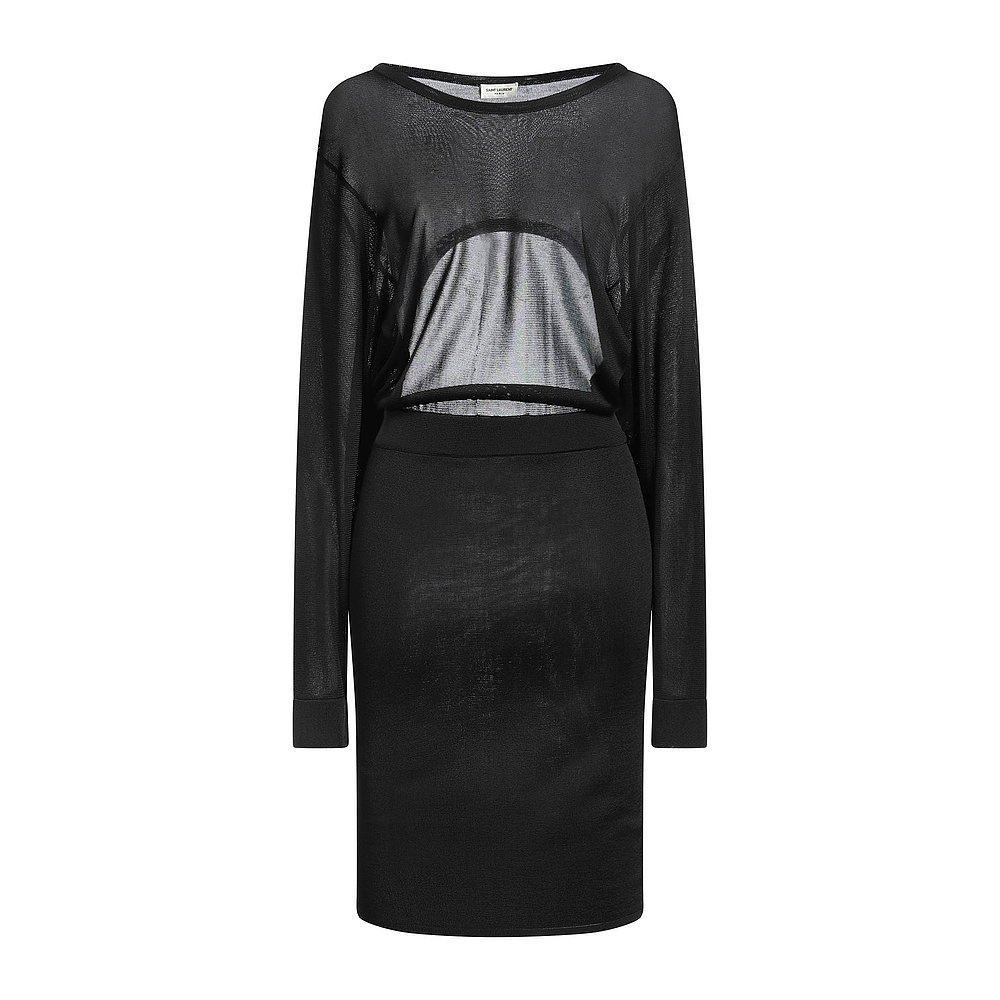 潮奢 Saint Laurent 圣罗兰 女士 中长连衣裙