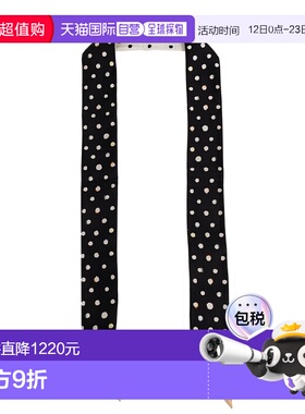 香港直邮FENDI 女士围巾 FXT011AWEYF0ZE7 CO 黑色 Falena Dots
