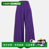 Sander Trousers Purple 自营Jil Taffeta Palazzo purple 美国