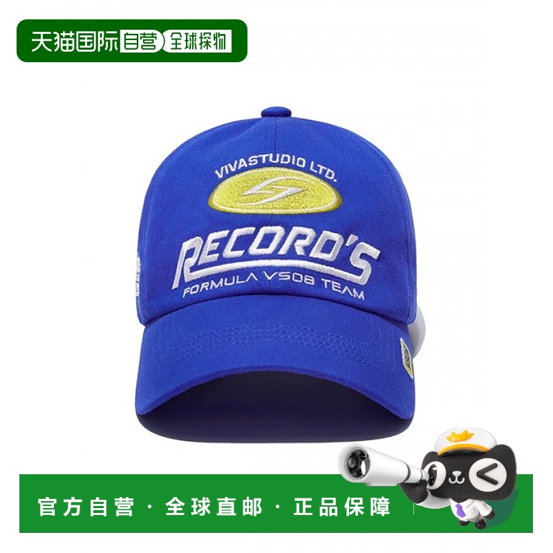 韩国直邮VIVASTUDIO 男士帽子RACING WASHING CAP [BLUE] P0000GJ