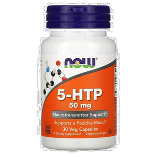 香港直发NOW5 羟色氨酸素食胶囊促进帮助积极情绪30粒