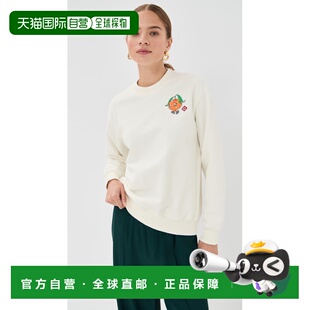 1h可退 香港直邮Casablanca 女士 Mascot 橙色拼缀运动衫