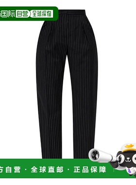1h可退 香港直邮MAX MARA 女士休闲裤 21136E17 AW2025 黑色 Pins