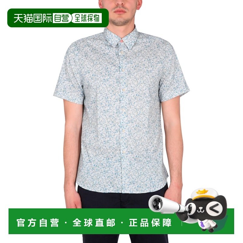 1h可退 香港直邮Paul Smith 男士 波浪纹印花衬衫 M2R619PK217657,男装,衬衫,淘宝优惠券,粉丝福利购,淘宝优惠卷
