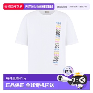 Men 圆领T恤 crov高档显瘦小众透气舒适百搭 短袖 香港直邮DIOR