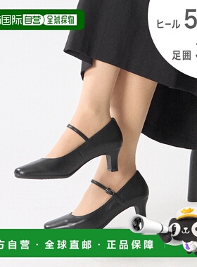 日本直邮ING 3E 方头高跟鞋（黑色）女鞋单鞋玛丽珍鞋