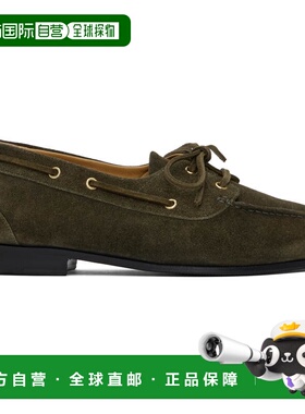 1h可退 香港直邮Bally 巴利 男士 卡其色 Plume 帆船鞋 MSF0B5SU0