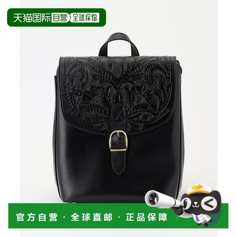 1h可退 日本直邮CARVING TRIBES手工雕花牛皮女士背包 0424182627