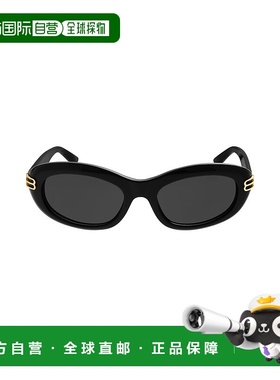 自营欧洲直邮Balenciaga巴黎世家 Casino Round女士黑色圆形太阳