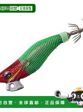【日本直邮】Daiwa达亿瓦 翡翠 鱿鱼 金属滴管Egi类 2.5红红绿色