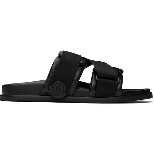 Moncler 盟可睐 男士 黑色 Mon Summer 凉鞋 K109A4L00010M5027