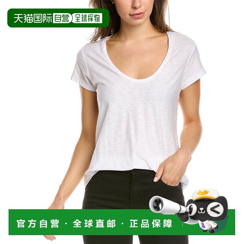 自营James Perse Solid T-Shirt - white 美国奥莱直发