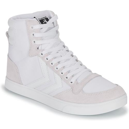 hummel 男女同款 高帮板鞋 SLIMMER STADIL TONAL HIGH