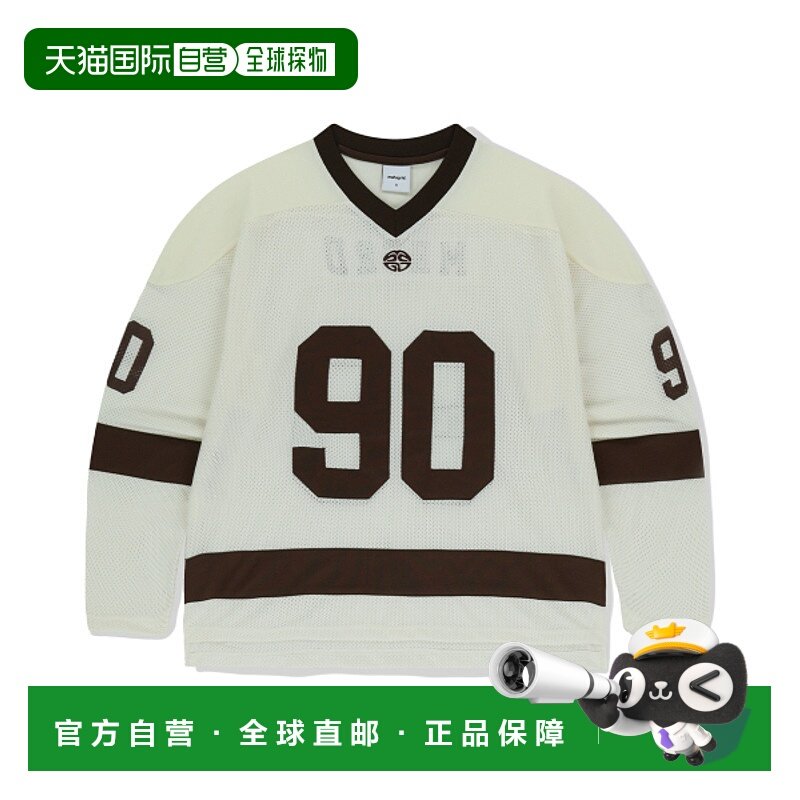 韩国直邮MAHAGRID 公用卫衣MG2FSMM558AIV 90 HOCKEY JERSEY IVOR