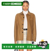 香港直邮Burberry 巴宝莉 女士 1h可退 排扣夹克 8097907