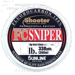 自营｜Sunline桑濑 氟碳线 射手 狙击手 300m 6lb 自然透明尼龙